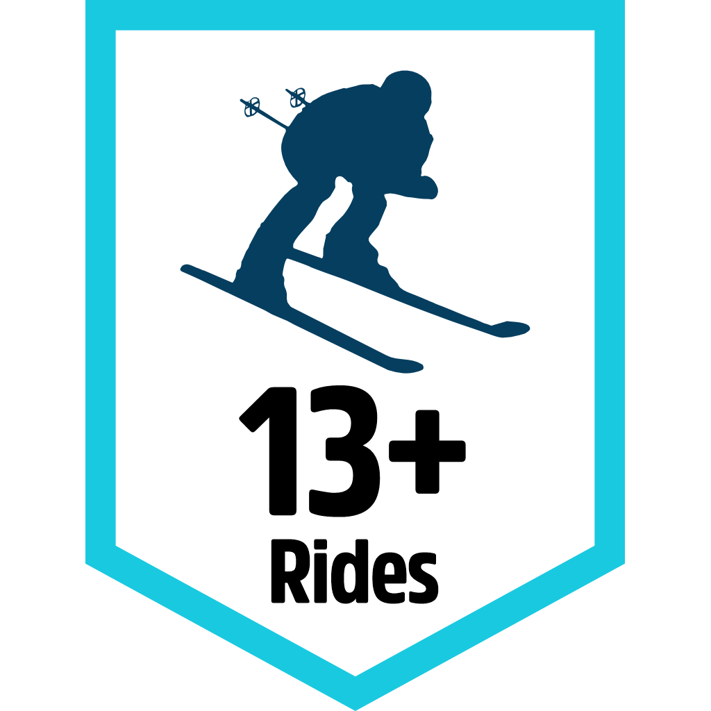 13 Downhill Ride pin