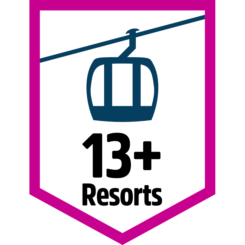 13 Resorts pin