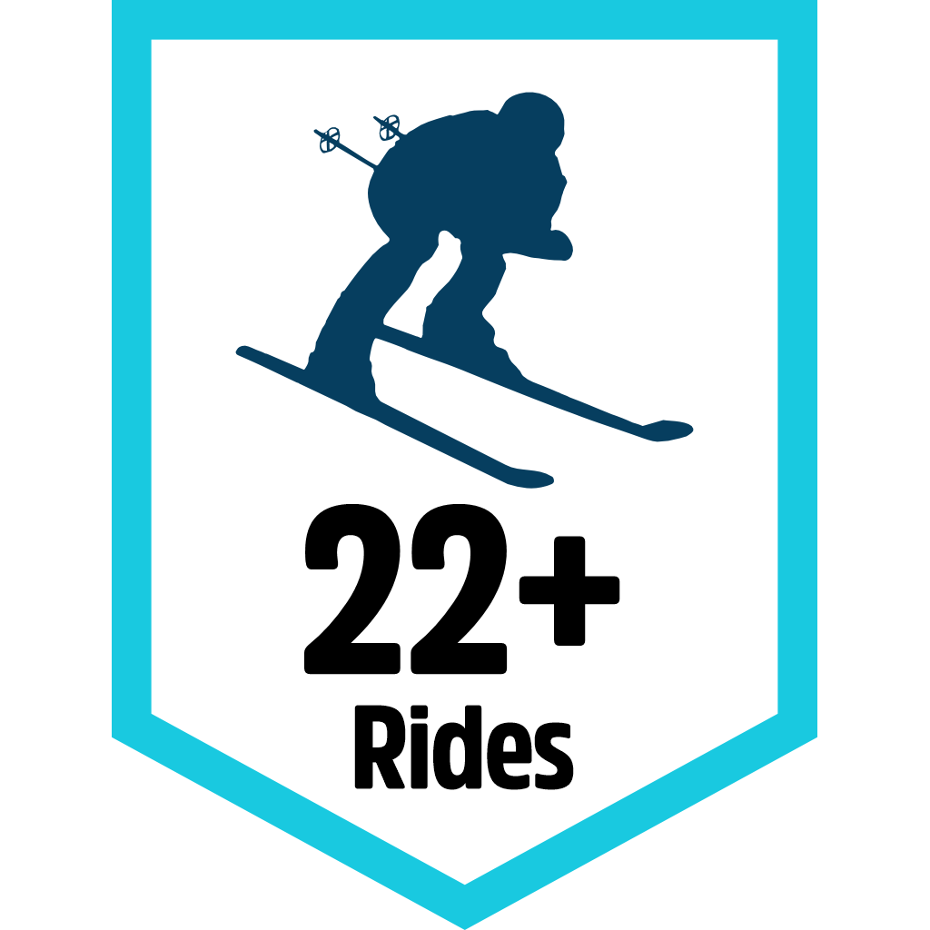 22 Downhill Ride pin