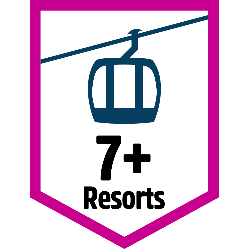 7 Resorts pin